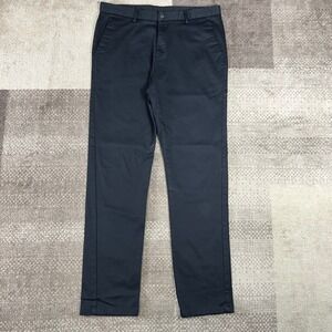 Fendi Roma Black Chino Trousers Mens 35X31.5 Straight Leg Pants Made in Italy